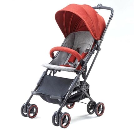 Детская коляска-транформер Xiaomi Light Baby Folding Stroller (красная)