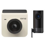 Видеорегистратор Xiaomi 70mai Dash Cam A400 (бежевый) + камера заднего вида RC09