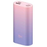 Внешний аккумулятор Xiaomi (Mi) ZMI Power Bank Mini 10000 mAh High-End версия (фиолетово-розовый) — изображение 2