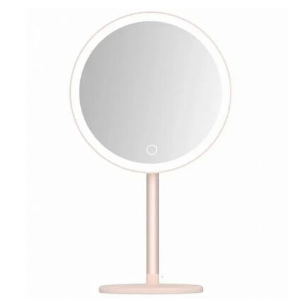 Зеркало для макияжа Xiaomi DOCO Daylight Mirror (розовое)